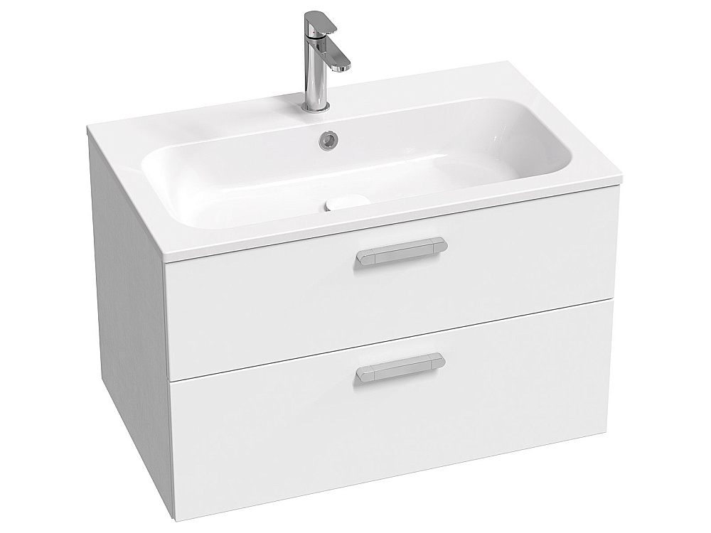 Раковина Ravak CHROME SLIM 80 XJG01180001 белая купить в интернет-магазине Sanbest