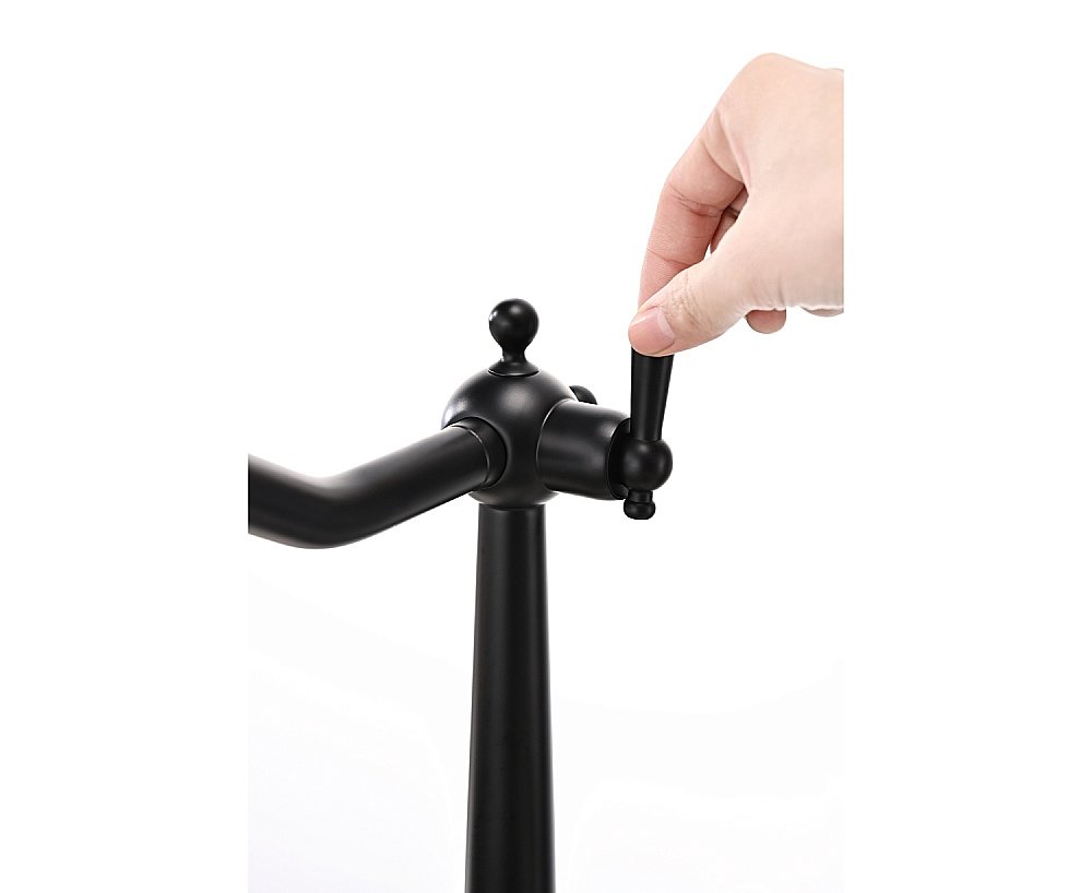 Смеситель для кухни Paulmark Retro Re213226-AN антрацит купить в интернет-магазине сантехники Sanbest