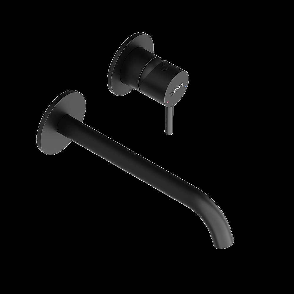 Смеситель для раковины Sancos Etna SC9004MB черный матовый купить в интернет-магазине сантехники Sanbest