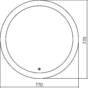 Зеркало Mixline Перла 542563 77 в ванную от интернет-магазине сантехники Sanbest