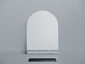 Унитаз подвесной Ceramica Nova Voga CN4012T белый, безободковый, с крышкой микролифт, слив торнадо купить в интернет-магазине Sanbest