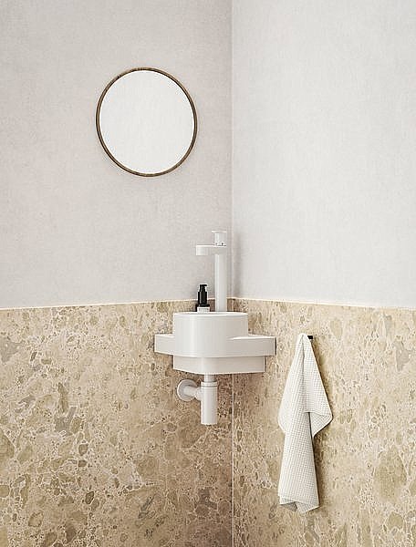 Раковина подвесная Ravak YARD 28 C белая/консоль белая купить в интернет-магазине Sanbest