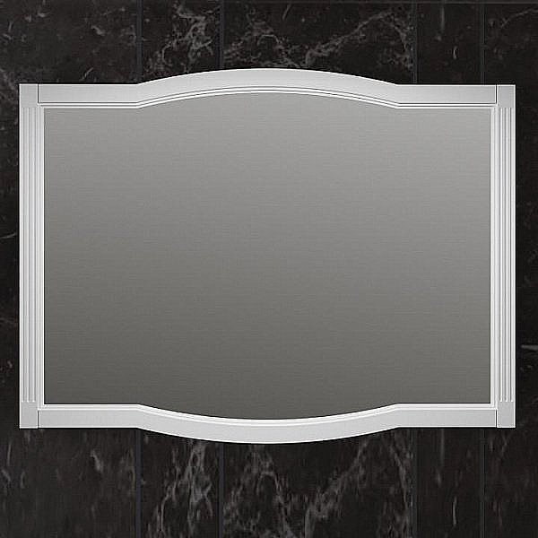 Зеркало Опадирис Лаура 120 белый/swarovski хром в ванную от интернет-магазине сантехники Sanbest