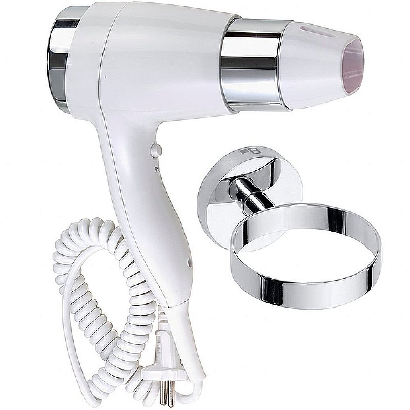 Фен Bemeta Hotel 999433084-2 белый/хром купить в интернет-магазине сантехники Sanbest