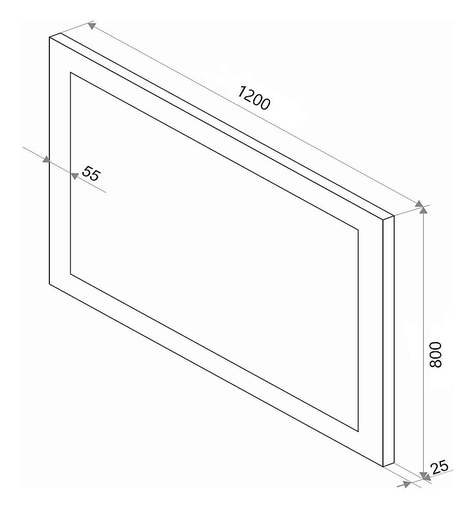 Зеркало Континент Relax ЗЛП472 120x80 в ванную от интернет-магазине сантехники Sanbest
