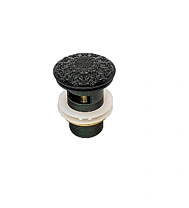 Донный клапан Milacio MC.010.BL черный купить в интернет-магазине сантехники Sanbest