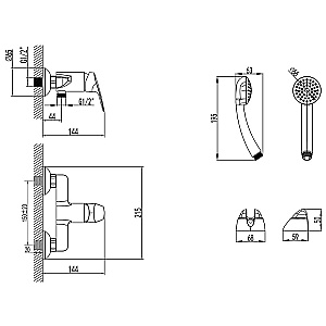 Инсталляция для унитаза Azario AZ-8010-1000 купить в интернет-магазине сантехники Sanbest