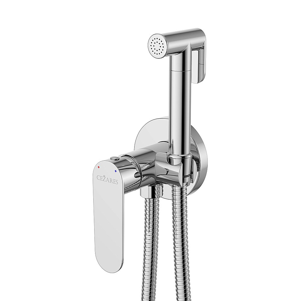 Гигиенический душ со смесителем Cezares STYLUS-DIF-01 хром купить в интернет-магазине сантехники Sanbest