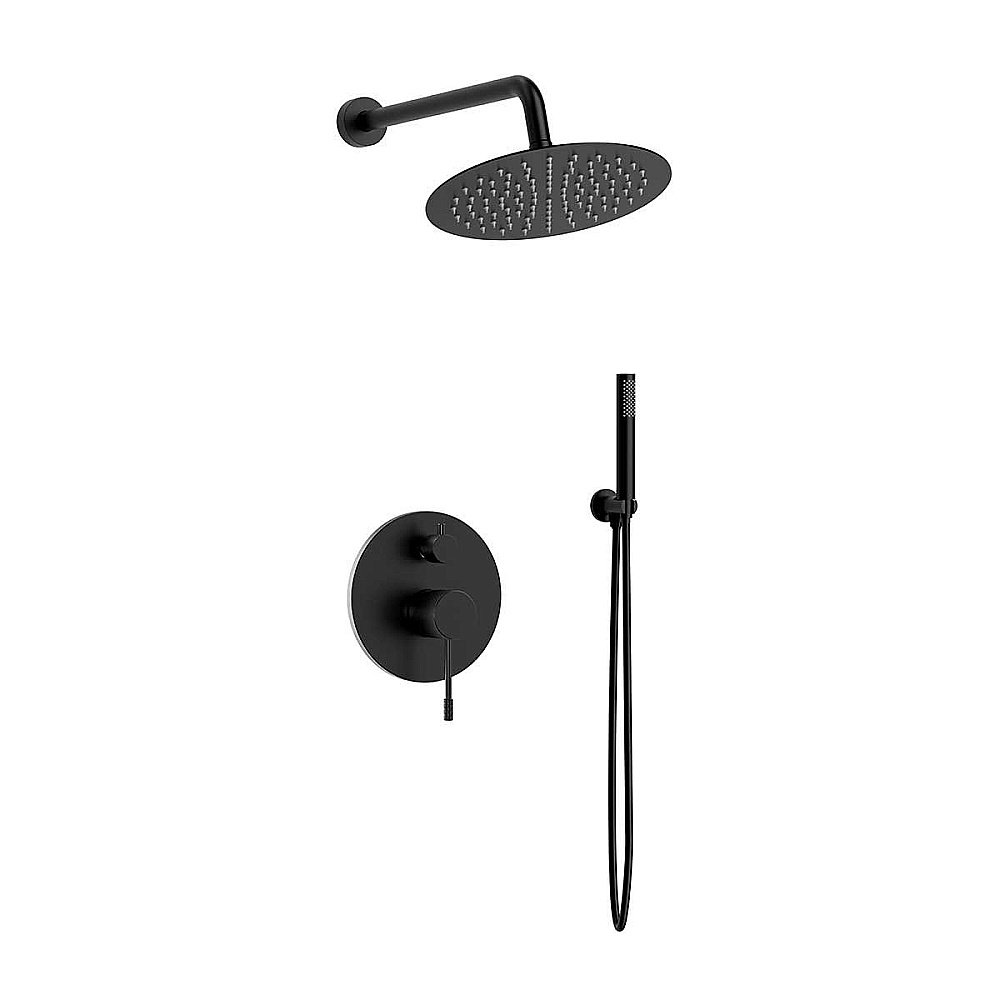 Душевая система Vincea Desire VSFW-1D1MB черная матовая купить в интернет-магазине сантехники Sanbest