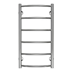 Полотенцесушитель водяной Azario VERONA П6 400х800 AZ04148 хром купить в интернет-магазине сантехники Sanbest