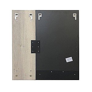 Зеркало со шкафом Comforty Бонн 00-00008473 75 графит/дуб дымчатый в ванную от интернет-магазине сантехники Sanbest