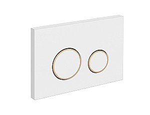 Кнопка для инсталляции Cersanit TWINS 63535 белый матовый купить в интернет-магазине сантехники Sanbest