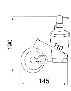 Диспенсер Boheme Hermitage 10397 купить в интернет-магазине сантехники Sanbest