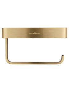 Держатель для туалетной бумаги с полкой WONZON & WOGHAND ROMA WW-7236 бронза купить в интернет-магазине сантехники Sanbest