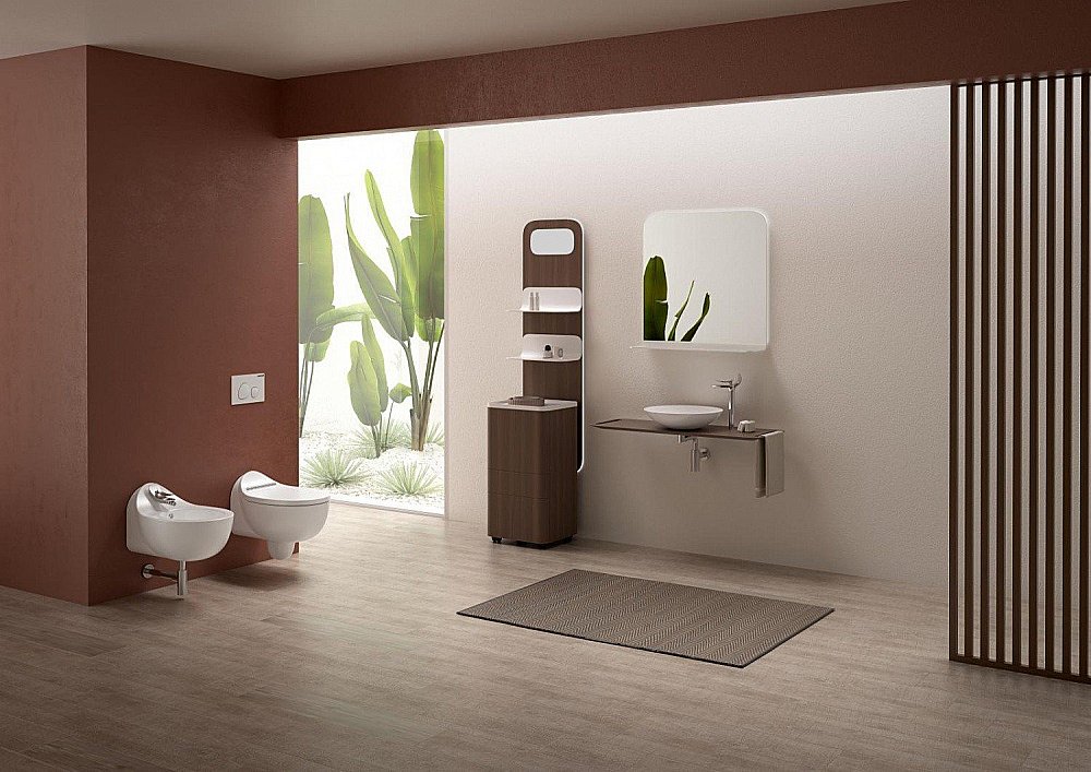 Раковина Creavit Foglia 44,5 FG145-0000 белая купить в интернет-магазине Sanbest