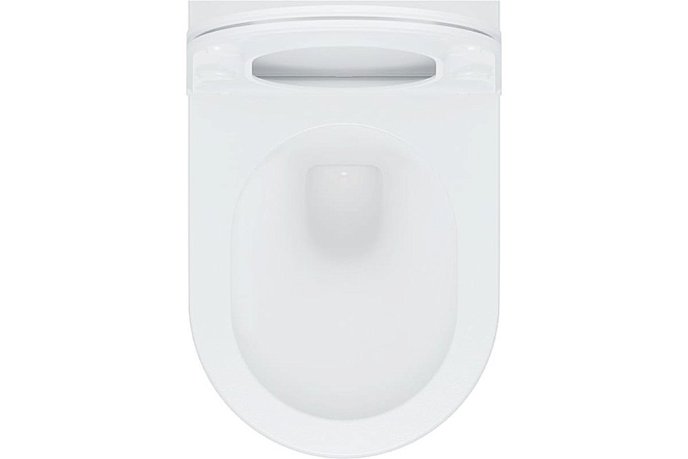 Унитаз подвесной Art&Max BARI AM822-V/SC белый, с сиденьем микролифт, безободковый купить в интернет-магазине Sanbest