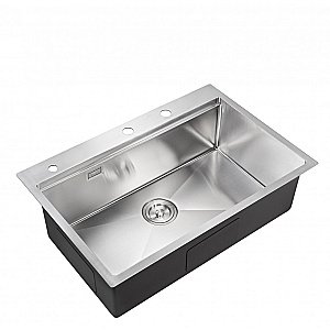 Мойка кухонная Milacio Denia 75 Steel MC.77420 нержавеющая сталь купить в интернет-магазине сантехники Sanbest