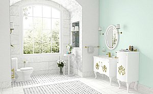 Унитаз напольный CREAVIT KLASIK KL300-11 белый, с бачком купить в интернет-магазине Sanbest