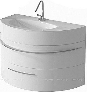 Тумба с раковиной De Aqua Эскалада 186739 100 L/R для ванной в интернет-магазине Sanbest