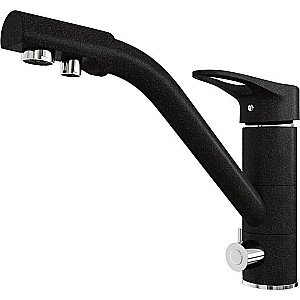 Смеситель для кухни 40к MIXLINE ML-GS05 (343) антрацит купить в интернет-магазине сантехники Sanbest