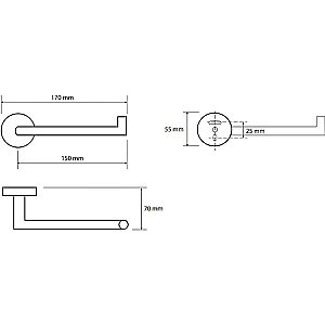 Держатель для туалетной бумаги Bemeta Coral 158212032 медное золото купить в интернет-магазине сантехники Sanbest