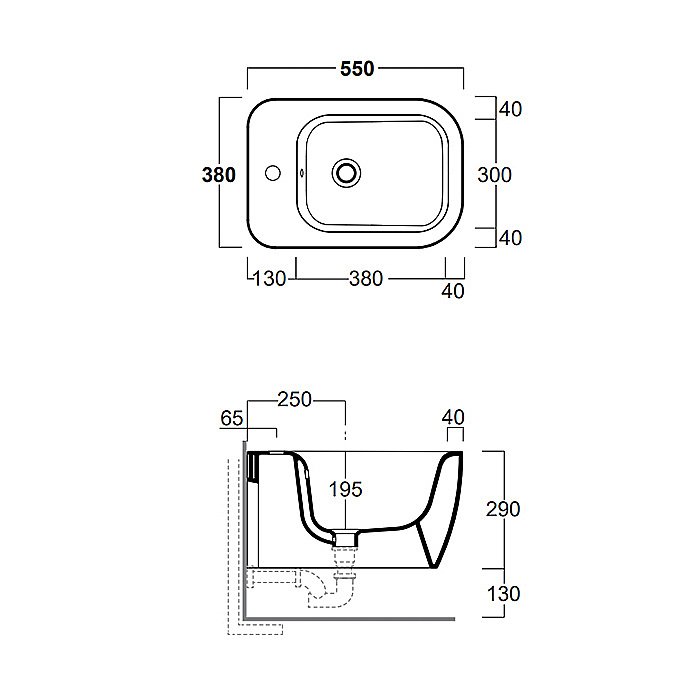 Биде подвесное SIMAS Henges HE19bi*1 белое купить в интернет-магазине Sanbest