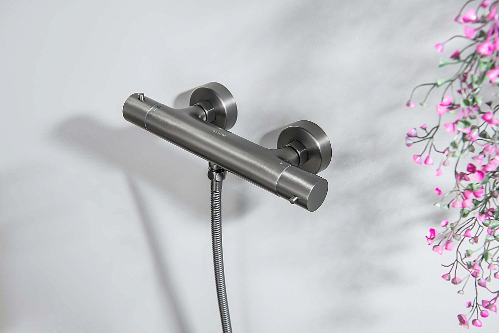 Cмеситель для душа Aquatek Европа AQ1363BGM оружейная сталь купить в интернет-магазине сантехники Sanbest