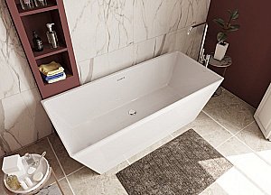 Ванна Эстет Манхэттен 175х77 любой цвет под заказ с блёстками купить в интернет-магазине Sanbest
