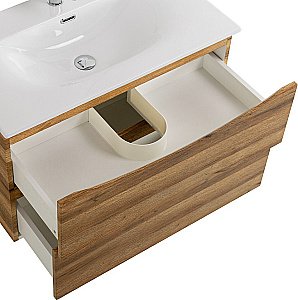 Тумба с раковиной BelBagno MARINO-CER-N-800-2C-SO-RR-P Rovere Rustico для ванной в интернет-магазине Sanbest