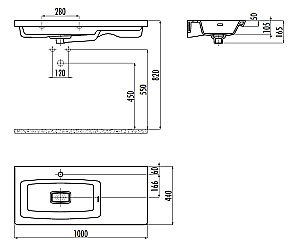 Раковина Creavit Memory 100 MY100-0000 белая купить в интернет-магазине Sanbest