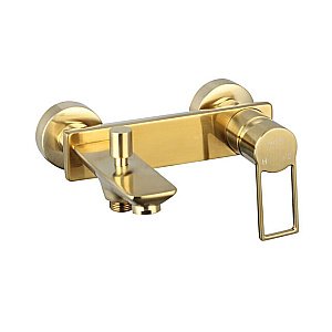 Смеситель для ванны Caprigo KUB 54-011 золото матовое купить в интернет-магазине сантехники Sanbest