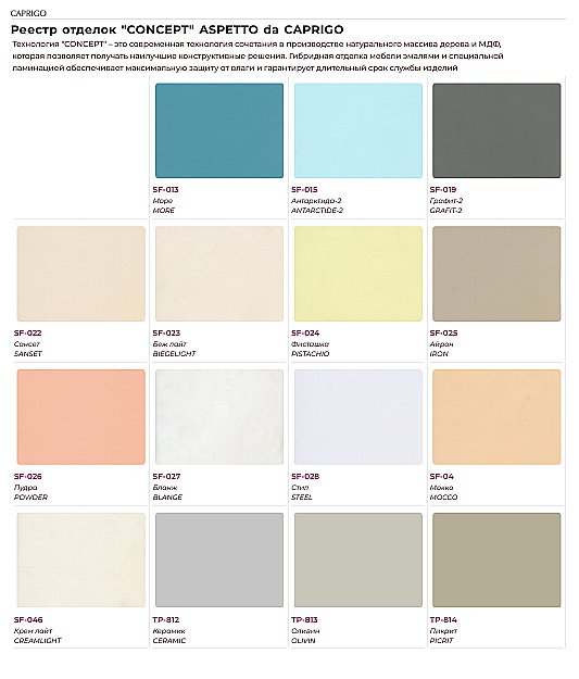 Тумба с раковиной  Caprigo Albion-concept 80 для ванной в интернет-магазине Sanbest