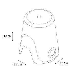 Корзина для белья FIXSEN Wendy FX-7073-89 купить в интернет-магазине сантехники Sanbest