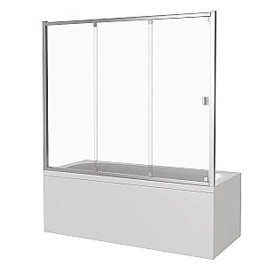 Шторка для ванны Good Door SCREEN WTW-130-C-CH купить в интернет-магазине Sanbest