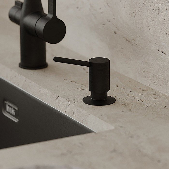 Диспенсер Iddis Kitchen Line SDIBL00i59 черный матовый купить в интернет-магазине сантехники Sanbest