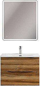 Тумба с раковиной BelBagno MARINO-CER-N-700-2C-SO-RR-P Rovere Rustico для ванной в интернет-магазине Sanbest