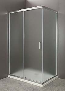 Душевой уголок BelBagno UNO-AH-1-100/80-P-Cr 100x80 стекло текстурное/профиль хром купить в интернет-магазине Sanbest