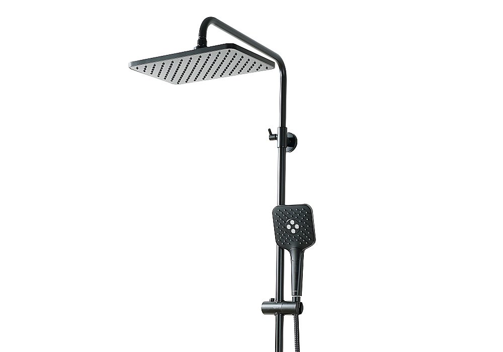 Душевая система Aquatek НИКА AQ2840MB черная матовая купить в интернет-магазине сантехники Sanbest