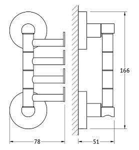 Крючок ARTWELLE Harmonie HAR 011 купить в интернет-магазине сантехники Sanbest