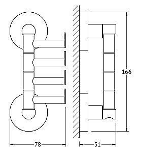 Крючок ARTWELLE Harmonie HAR 011 купить в интернет-магазине сантехники Sanbest