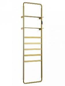 Полотенцесушитель электрический WONZON & WOGHAND DÜSSELDORF, Брашированное золото (WW-A205-BG) купить в интернет-магазине сантехники Sanbest