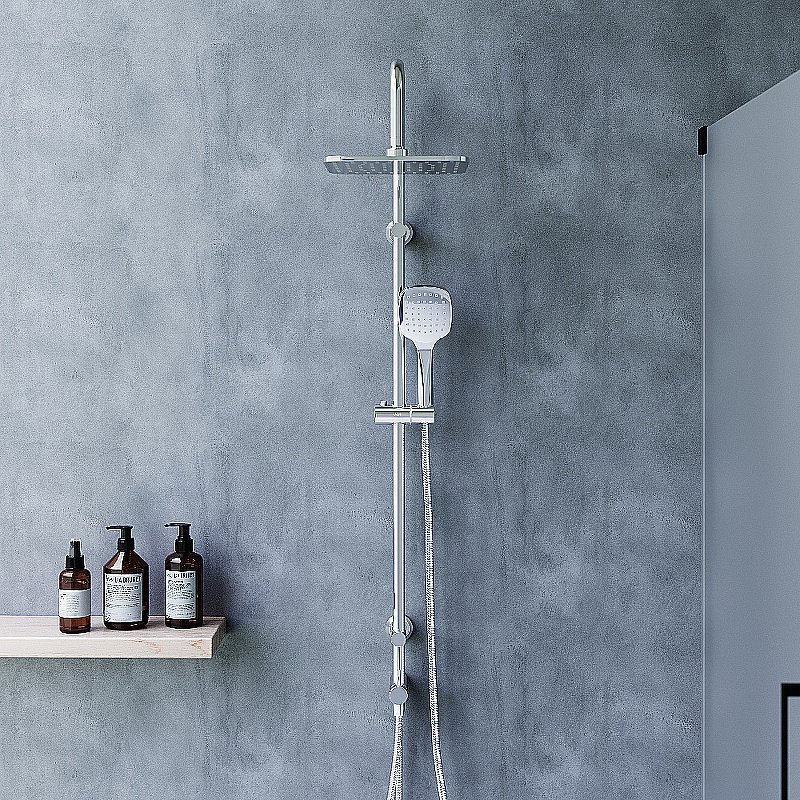 Душевая система Dorff Norma D0712000 хром купить в интернет-магазине сантехники Sanbest