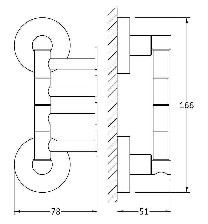 Крючок ARTWELLE Harmonie HAR 011 купить в интернет-магазине сантехники Sanbest