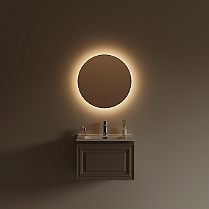 Зеркало с подсветкой Sancos Sfera 2.0 SF2.800 80х80 в ванную от интернет-магазине сантехники Sanbest