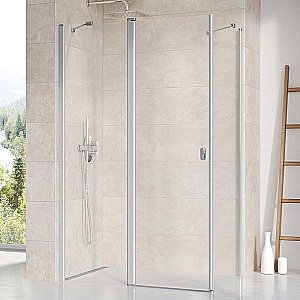 Душевой уголок Ravak Chrome CRV2+CPS 90х80 профиль сатин/стекло прозрачное купить в интернет-магазине Sanbest