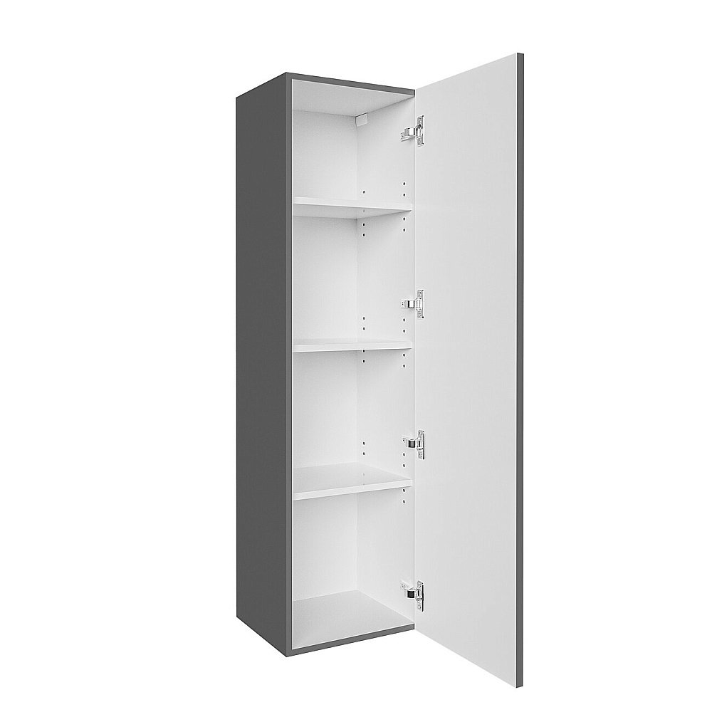 Пенал подвесной Grossman ЛУКСОР 42 303549 графит матовый для ванной в интернет-магазине сантехники Sanbest