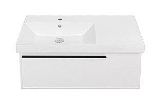 Тумба с раковиной LA FENICE Elba Bianco 90 белая для ванной в интернет-магазине Sanbest