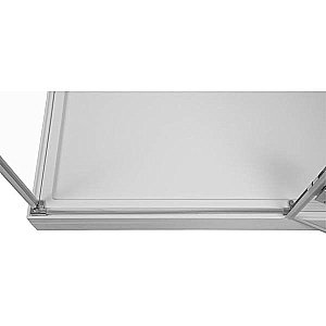 Душевой угол Aquanet Beta NWD1231 150x80 L левый, стекло прозрачное/профиль хром купить в интернет-магазине Sanbest