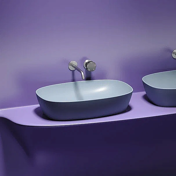 Раковина Ceramica Nova Element 60 CN6049MHL серо-голубая матовая купить в интернет-магазине Sanbest