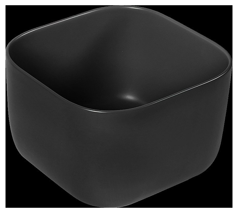 Раковина SantiLine 36,5 SL-1111MB черная матовая купить в интернет-магазине Sanbest